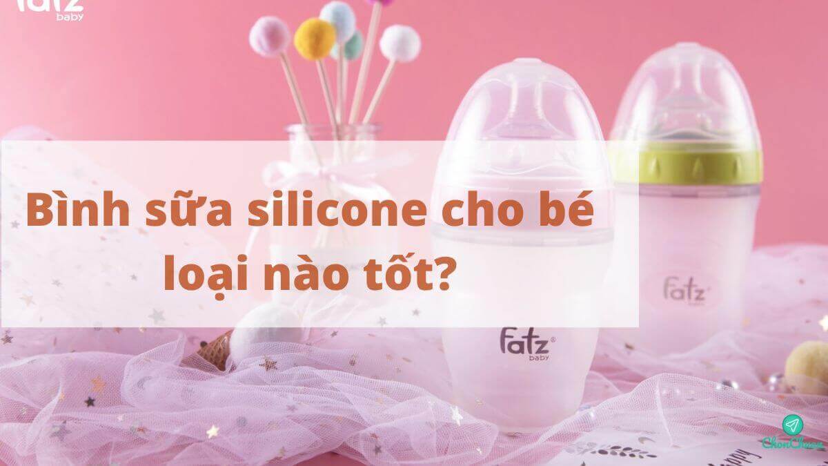 review bình sữa silicone